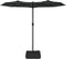 vidaXL - Parasol - dubbel - dak - 316x240 - cm - antracietkleurig