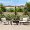 vidaXL - Parasol - dubbel - dak - 316x240 - cm - taupe