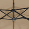 vidaXL - Parasol - dubbel - dak - 316x240 - cm - taupe