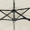 vidaXL - Parasol - dubbel - dak - met - LED - 316x240 - cm - zandwit