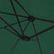 vidaXL - Parasol - dubbel - dak - met - LED - 449x245 - cm - groen