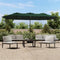 vidaXL - Parasol - dubbel - dak - met - LED - 449x245 - cm - groen