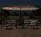 vidaXL - Parasol - dubbel - dak - met - LED - 449x245 - cm - taupe