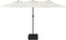 vidaXL - Parasol - dubbel - dak - met - LED - 449x245 - cm - zandwit