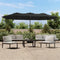 vidaXL - Parasol - dubbel - dak - met - LED - 449x245 - cm - zwart