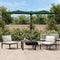 vidaXL - Parasol - dubbel - met - LED's - 316x240 - cm - groen