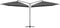 vidaXL - Parasol - dubbel - met - stalen - paal - 250x250 - cm - antraciet