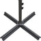 vidaXL - Parasol - dubbel - met - stalen - paal - 250x250 - cm - antraciet