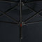 vidaXL - Parasol - dubbel - met - stalen - paal - 600 - cm - antracietkleurig