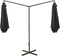 vidaXL - Parasol - dubbel - met - stalen - paal - 600 - cm - antracietkleurig