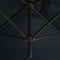 vidaXL - Parasol - dubbel - met - stalen - paal - 600x300 - cm - antracietkleurig