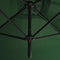 vidaXL - Parasol - dubbel - met - stalen - paal - 600x300 - cm - taupe