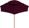 vidaXL - Parasol - dubbeldekker - met - houten - paal - 270 - cm - taupe