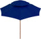 vidaXL - Parasol - dubbeldekker - met - houten - paal - 270 - cm - blauw