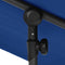vidaXL - Parasol - met - aluminium - paal - 180x110 - cm - azuurblauw