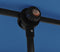 vidaXL - Parasol - met - aluminium - paal - 180x110 - cm - azuurblauw