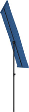 vidaXL - Parasol - met - aluminium - paal - 180x110 - cm - azuurblauw