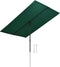 vidaXL - Parasol - met - aluminium - paal - 180x110 - cm - groen