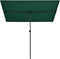 vidaXL - Parasol - met - aluminium - paal - 180x110 - cm - groen