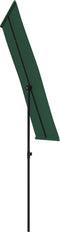 vidaXL - Parasol - met - aluminium - paal - 180x110 - cm - groen