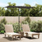 vidaXL - Parasol - met - aluminium - paal - 180x110 - cm - antracietkleurig