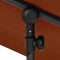 vidaXL - Parasol - met - aluminium - paal - 180x110 - cm - terracottakleurig