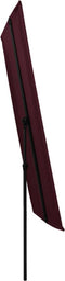 vidaXL - Parasol - met - aluminium - paal - 180x110 - cm - bordeauxrood