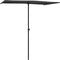 vidaXL - Parasol - met - aluminium - paal - 180x110 - cm - antracietkleurig