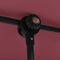 vidaXL - Parasol - met - aluminium - paal - 180x110 - cm - bordeauxrood