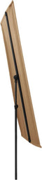 vidaXL - Parasol - met - aluminium - paal - 180x110 - cm - taupe