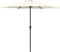 vidaXL - Parasol - met - aluminium - paal - 180x110 - cm - zandwit