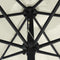 vidaXL - Parasol - met - aluminium - paal - 180x110 - cm - zandwit