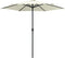 vidaXL - Parasol - met - aluminium - paal - 180x110 - cm - zandwit
