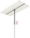 vidaXL - Parasol - met - aluminium - paal - 180x110 - cm - zandwit