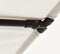 vidaXL - Parasol - met - aluminium - paal - 180x110 - cm - zandwit