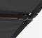 vidaXL - Parasol - met - aluminium - paal - 180x110 - cm - zwart