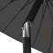 vidaXL - Parasol - met - aluminium - paal - 270 - cm - antraciet