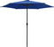 vidaXL - Parasol - met - aluminium - paal - 270x246 - cm - azuurblauw