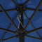 vidaXL - Parasol - met - aluminium - paal - 270x246 - cm - azuurblauw