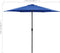 vidaXL - Parasol - met - aluminium - paal - 270x246 - cm - azuurblauw