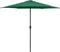 vidaXL - Parasol - met - aluminium - paal - 270x246 - cm - groen