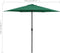 vidaXL - Parasol - met - aluminium - paal - 270x246 - cm - groen