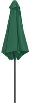 vidaXL - Parasol - met - aluminium - paal - 270x246 - cm - groen