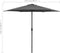 vidaXL - Parasol - met - aluminium - paal - 270x246 - cm - antracietkleurig