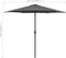 vidaXL - Parasol - met - aluminium - paal - 270x246 - cm - antracietkleurig