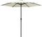 vidaXL - Parasol - met - aluminium - paal - 270x246 - cm - zandwit
