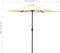 vidaXL - Parasol - met - aluminium - paal - 270x246 - cm - zandwit