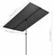 vidaXL - Parasol - met - aluminium - paal - 2x1,5 - m - antraciet