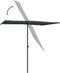 vidaXL - Parasol - met - aluminium - paal - 2x1,5 - m - antraciet