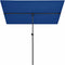 vidaXL - Parasol - met - aluminium - paal - 2x1,5 - m - azuurblauw